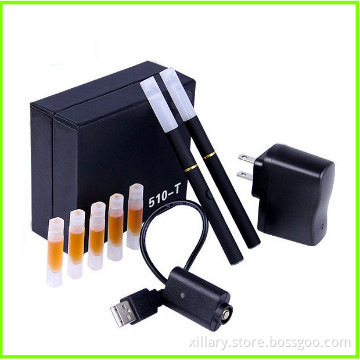 new e cigarette hot sell 510-t rechargeable kit customized
